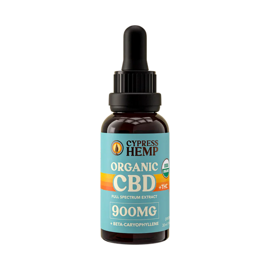 USDA Organic Full Spectrum CBD Oil + BCP - (900mg - Original)