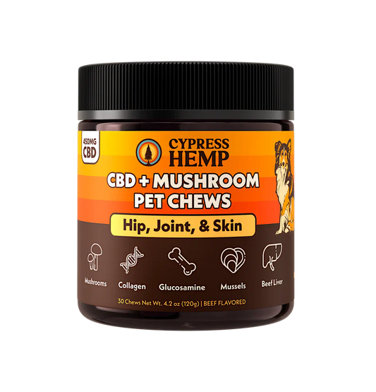 CBD + Mushroom Pet Chews (Hip, Joint, & Skin)