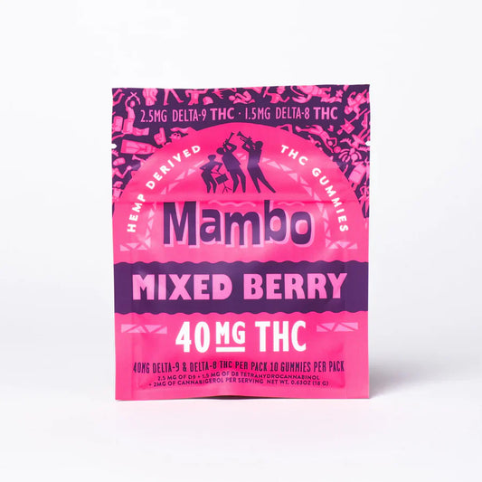 Mambo Mixed Berry THC + CBG Gummies