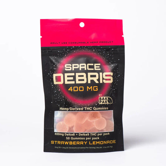 Space Debris 400mg D8+D9 THC GUMMIES