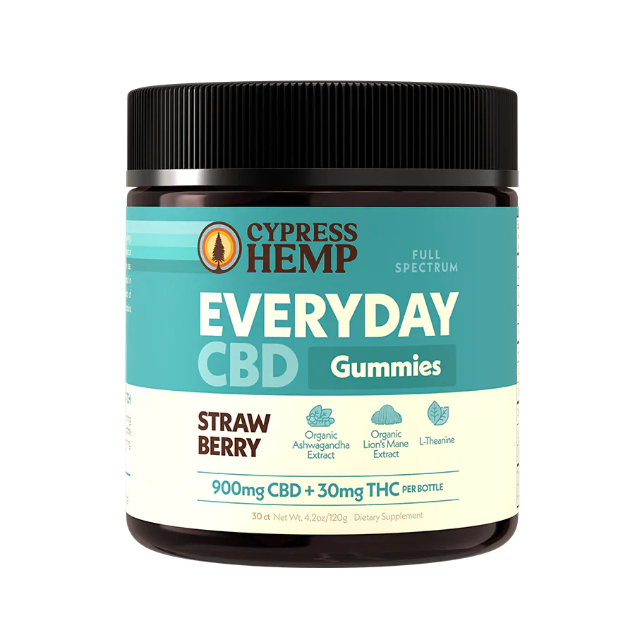 CBD Gummies - Everyday - 900mg Strawberry 30ct