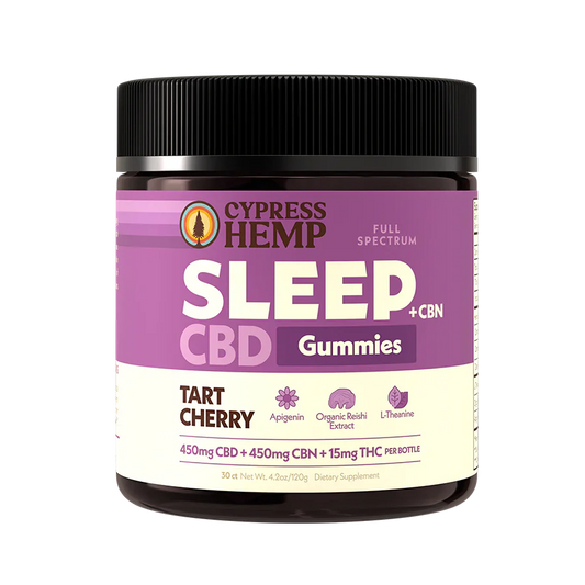 CBD Gummies - Sleep + CBN  - 900mg Tart Cherry
