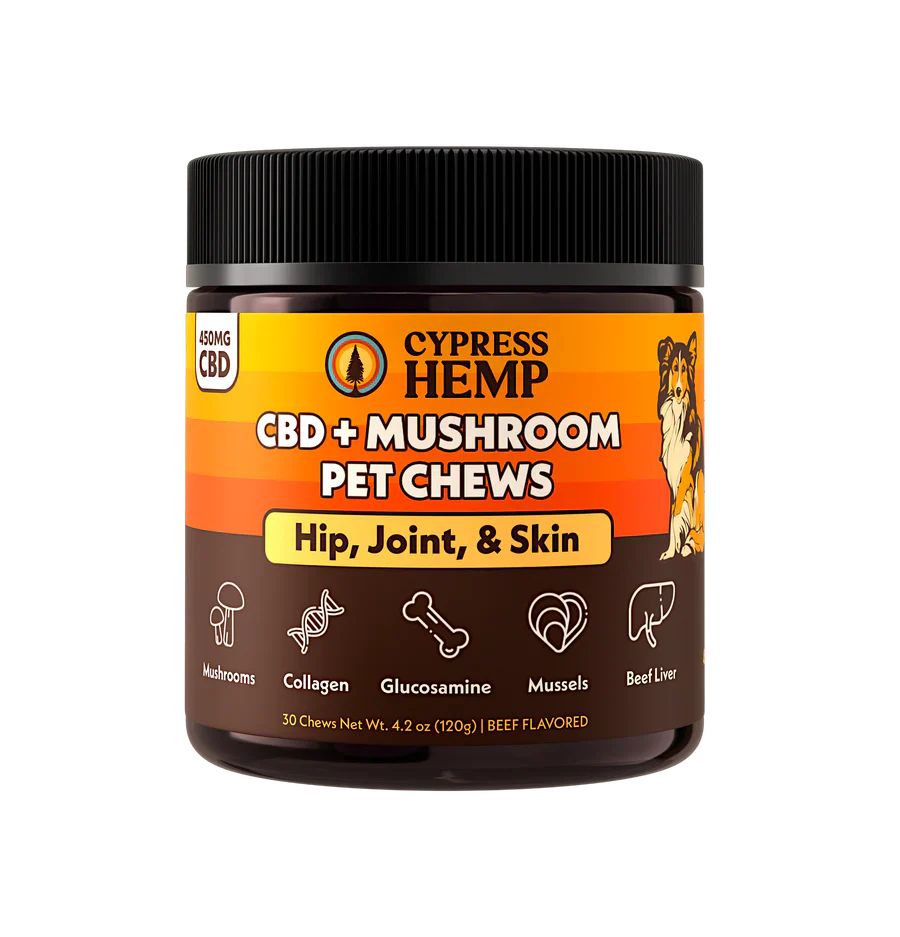 CBD + Mushroom Pet Chews (Hip, Joint, & Skin)
