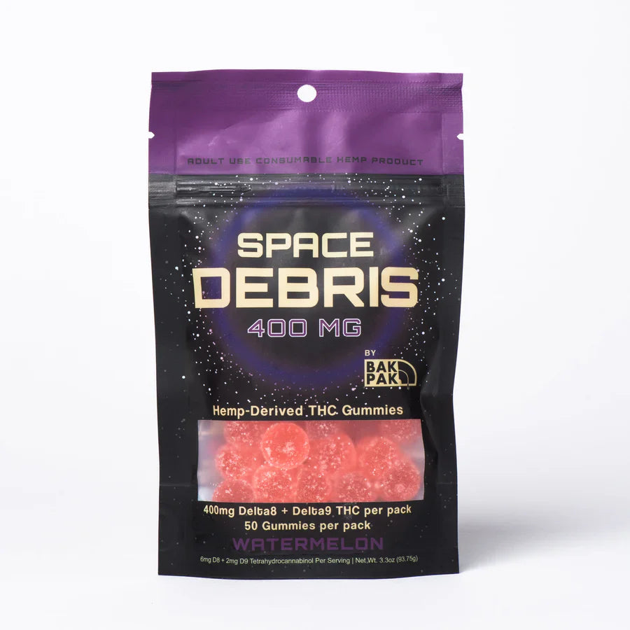 Space Debris 400mg D8+D9 THC GUMMIES