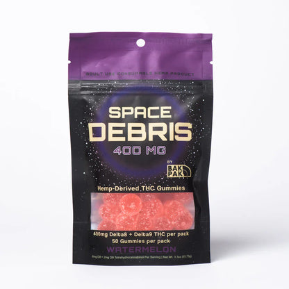 Space Debris 400mg D8+D9 THC GUMMIES